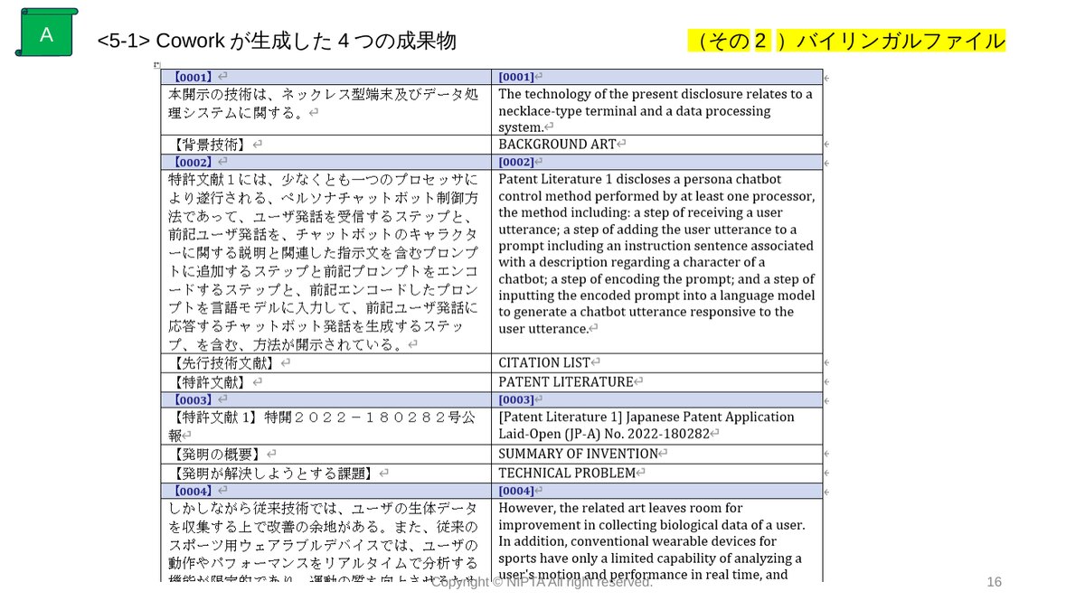 生成されたバイリンガルファイル